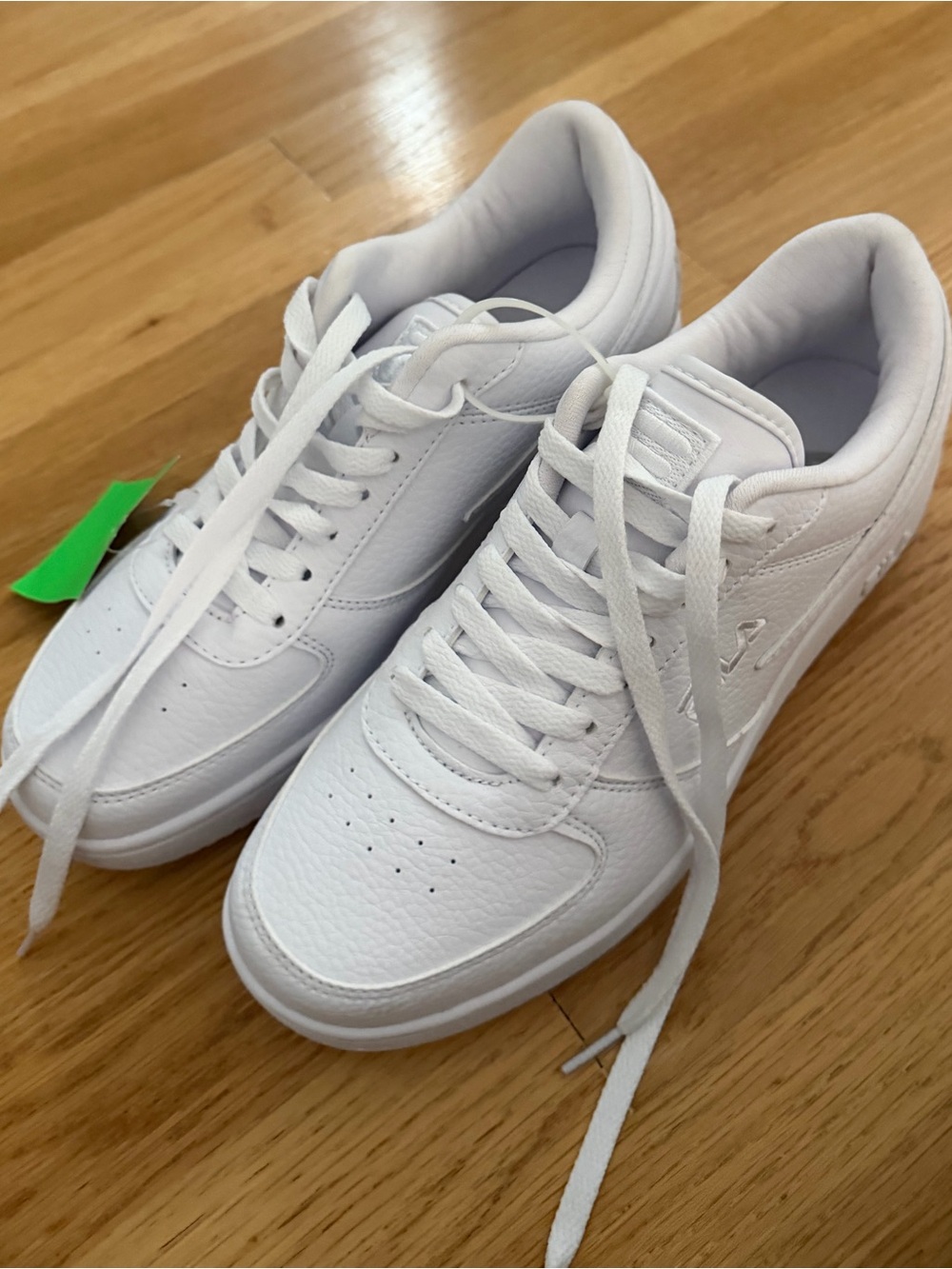 Fila White Low-Top Leather Sneakers - Clean Classic